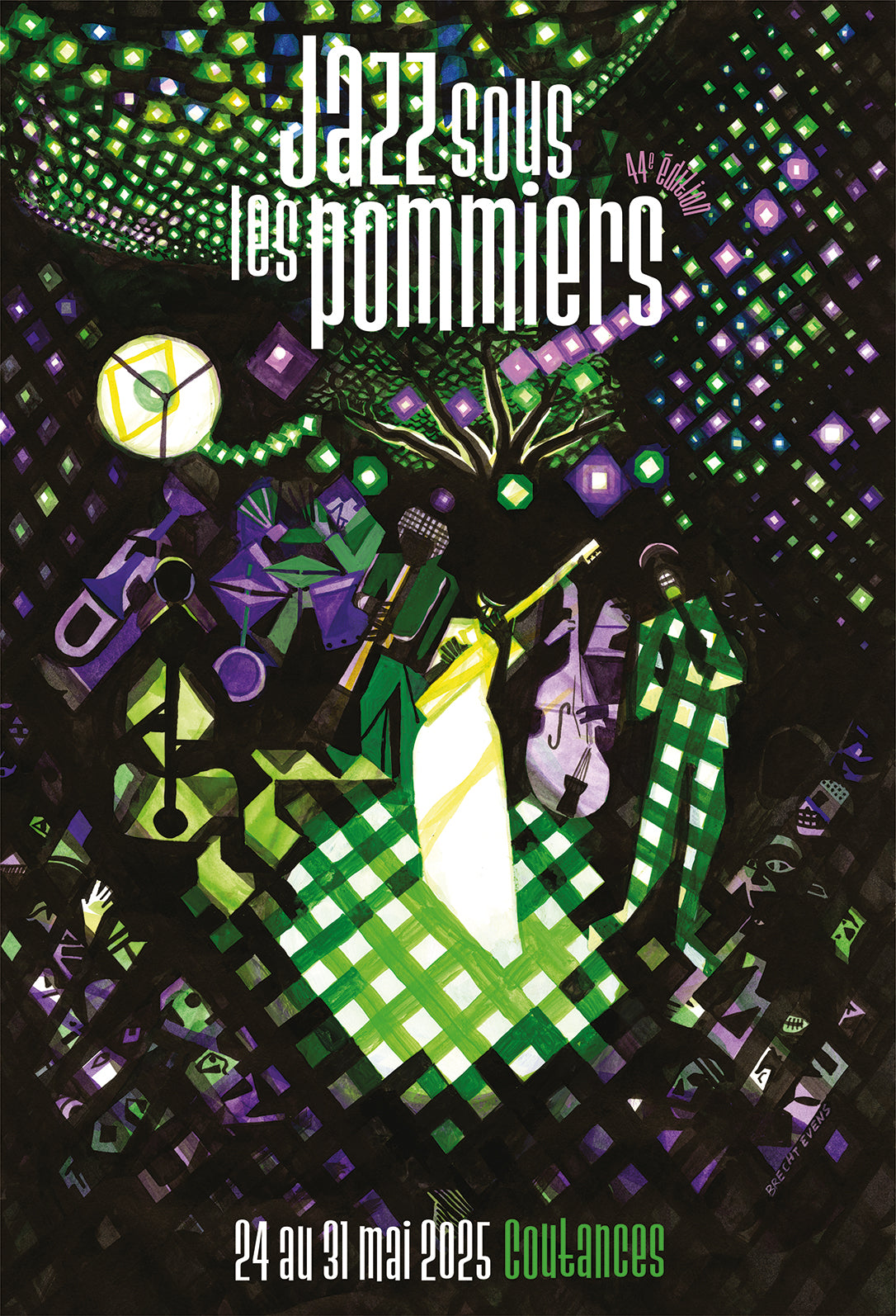 Affiche du festival Jazz Sous Les Pommiers : petit format