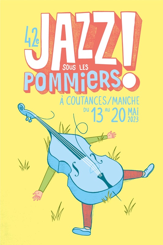 Affiche du festival Jazz Sous Les Pommiers : petit format