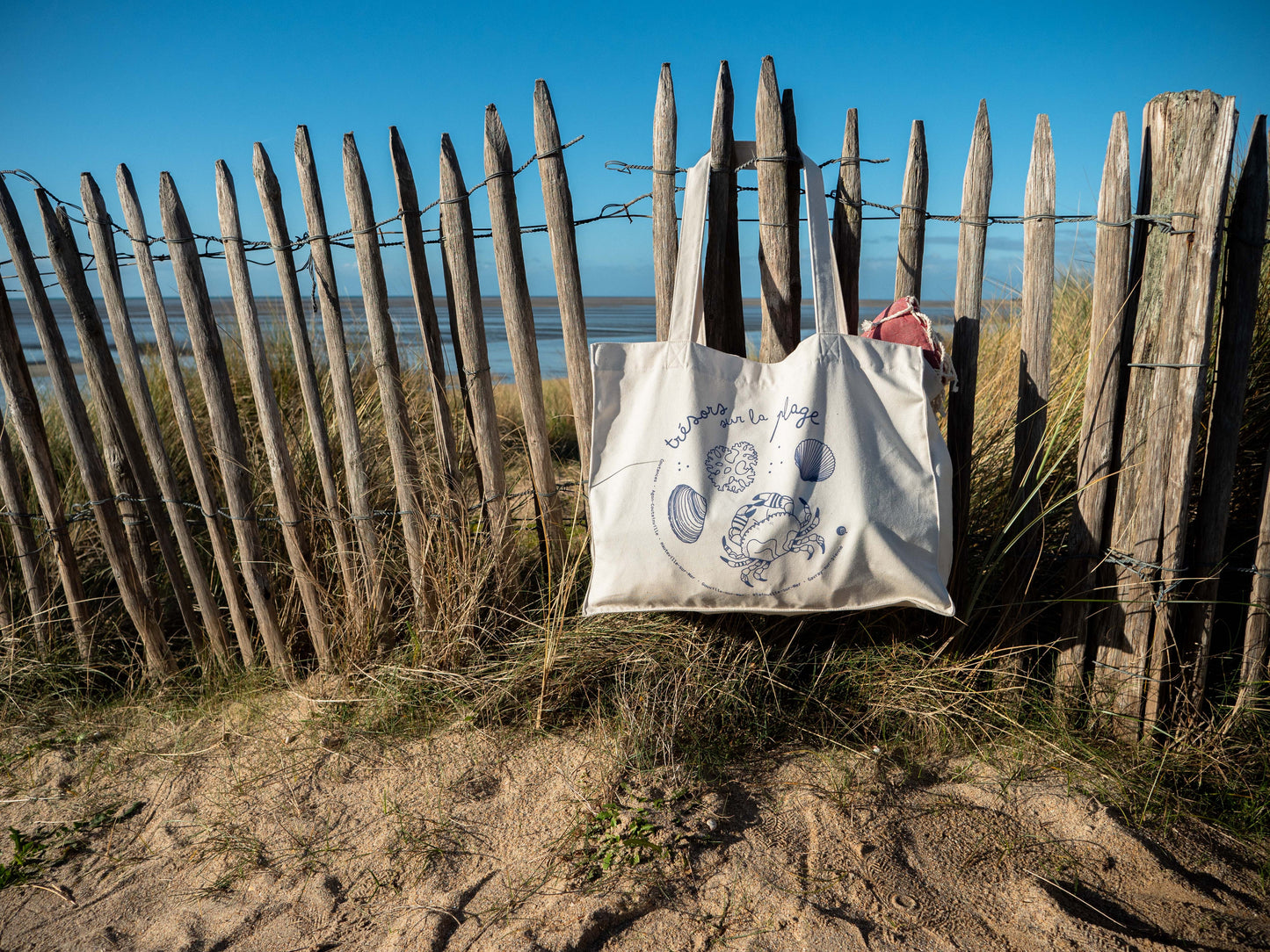 Sac cabas : trésors de plage