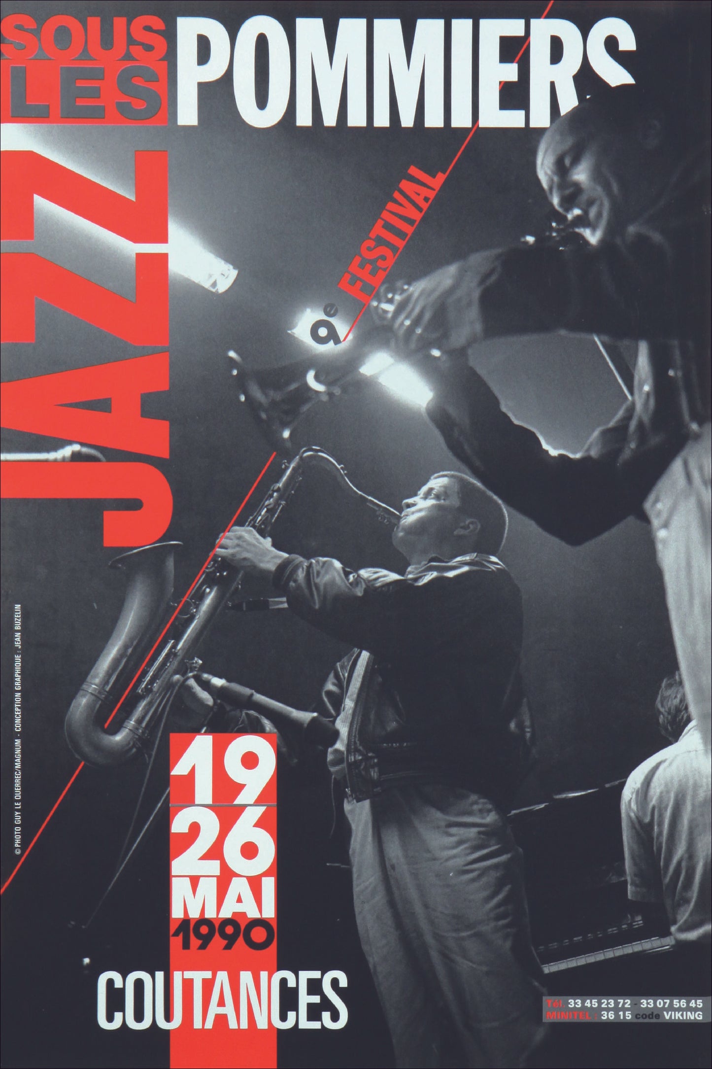 Affiche du festival Jazz Sous Les Pommiers : petit format