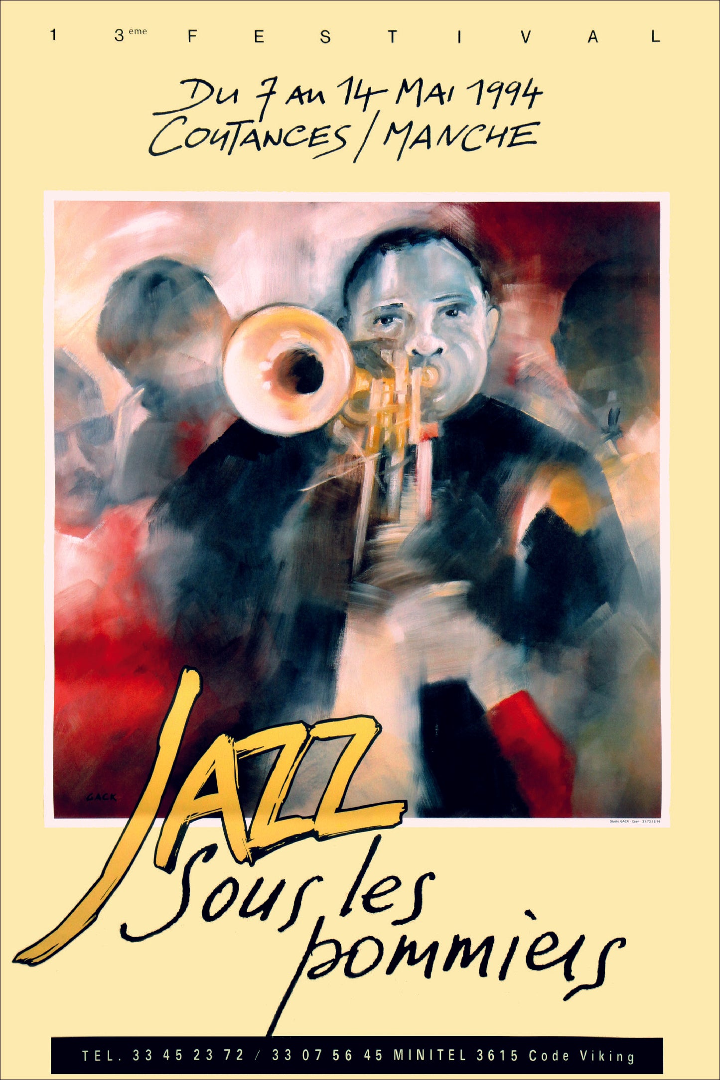Affiche du festival Jazz Sous Les Pommiers : petit format