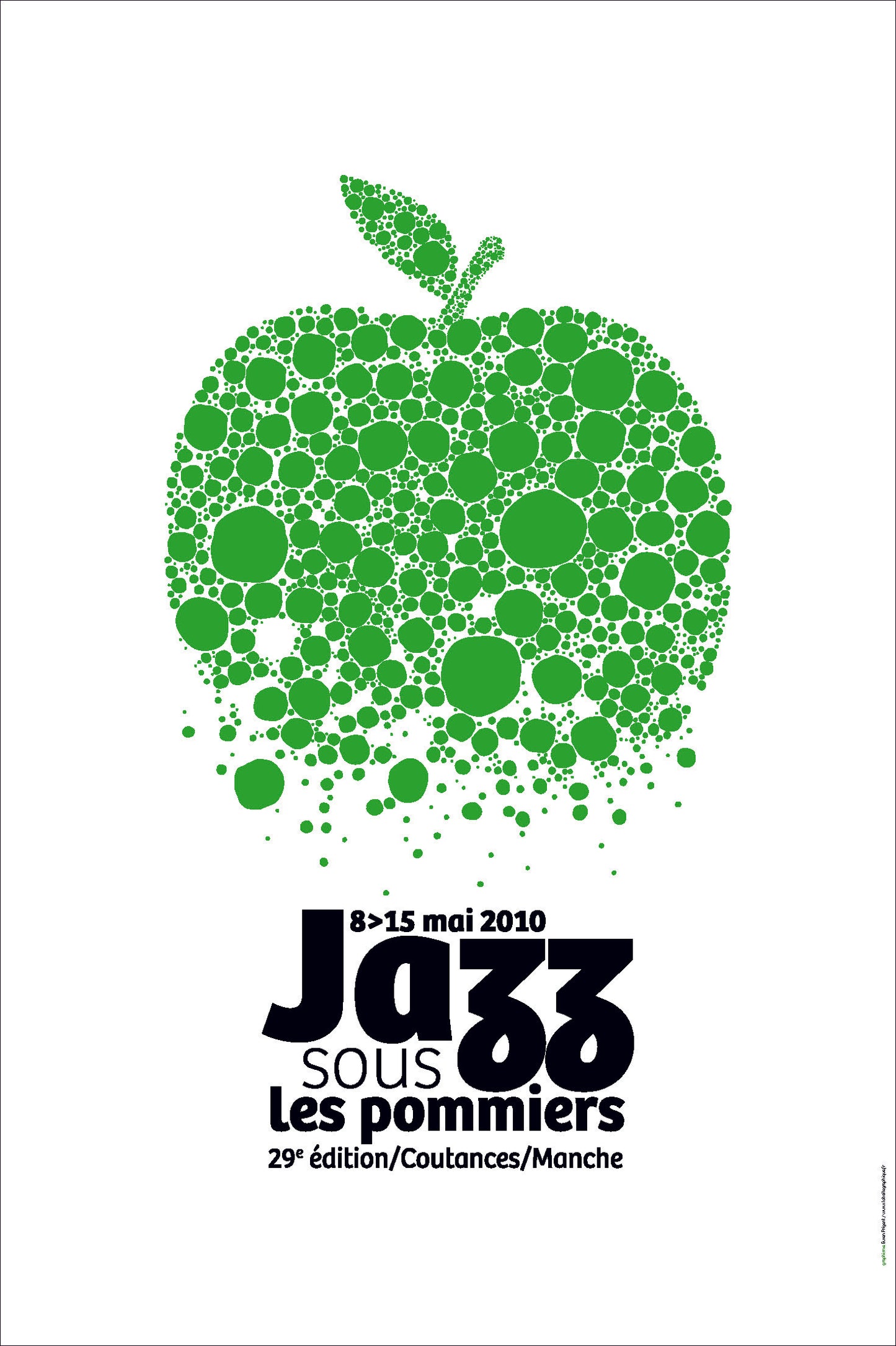 Affiche du festival Jazz Sous Les Pommiers : petit format