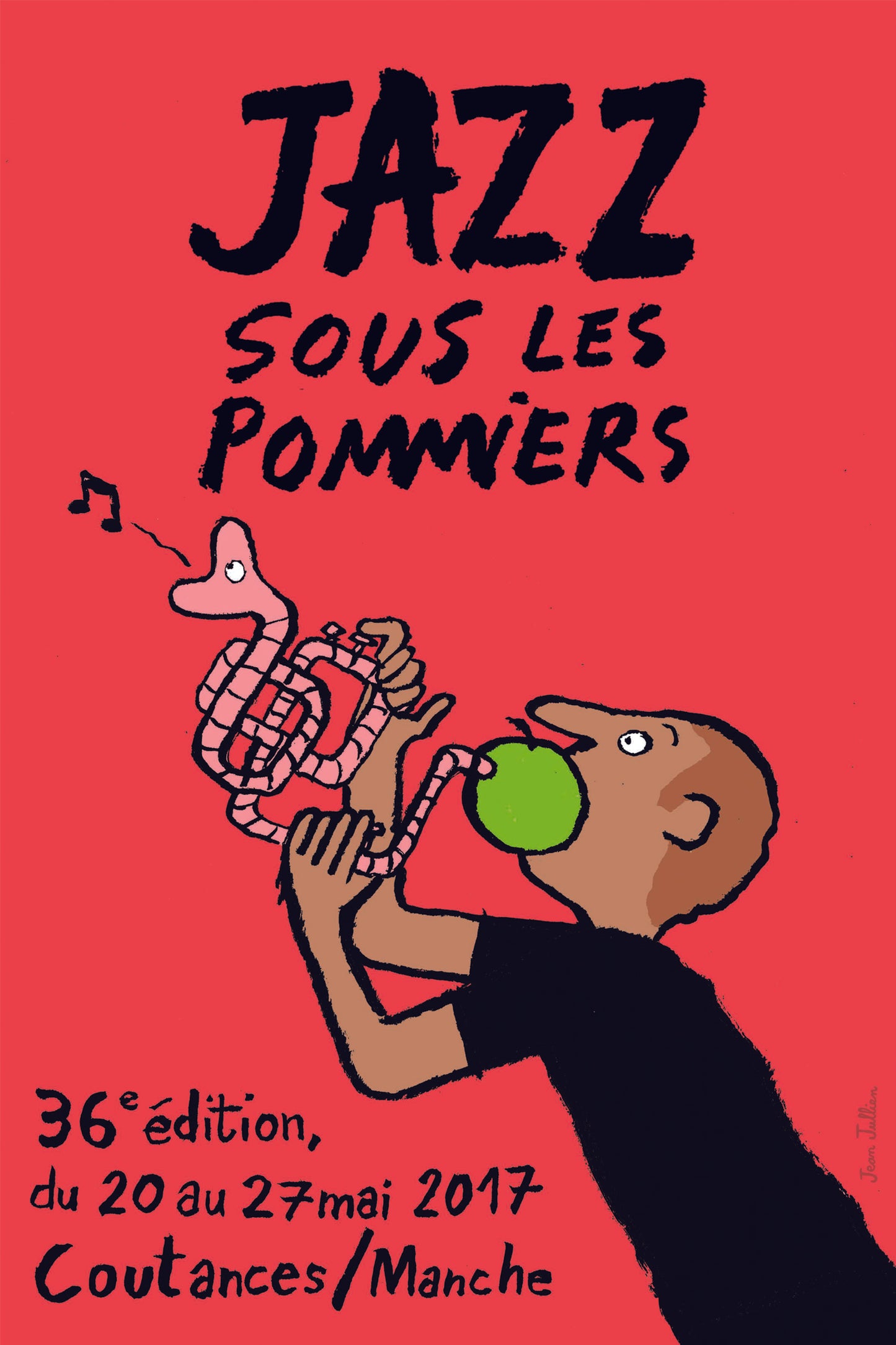 Affiche du festival Jazz Sous Les Pommiers : petit format