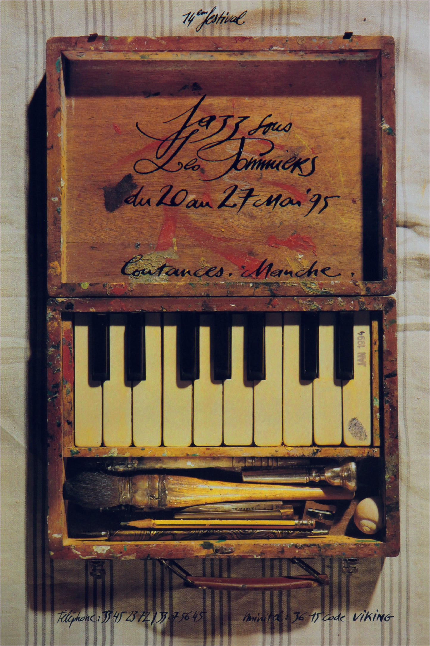 Affiche du festival Jazz Sous Les Pommiers : petit format