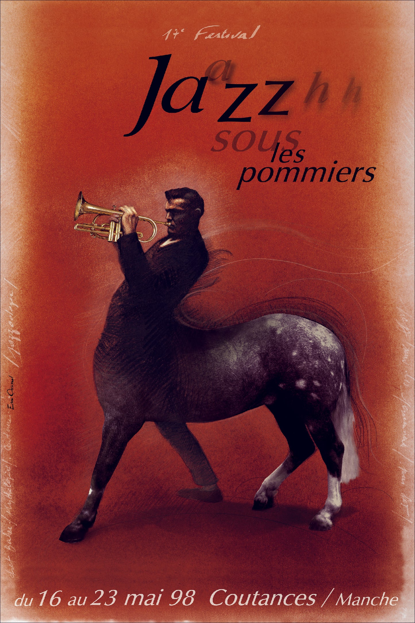 Affiche du festival Jazz Sous Les Pommiers : petit format