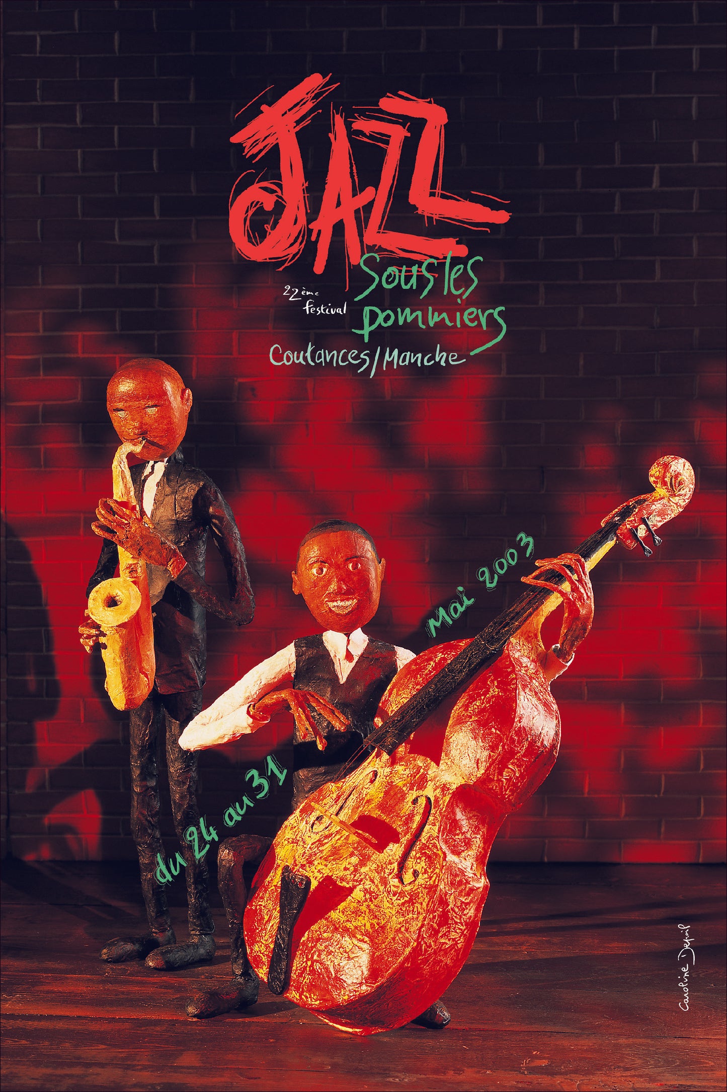 Affiche du festival Jazz Sous Les Pommiers : petit format