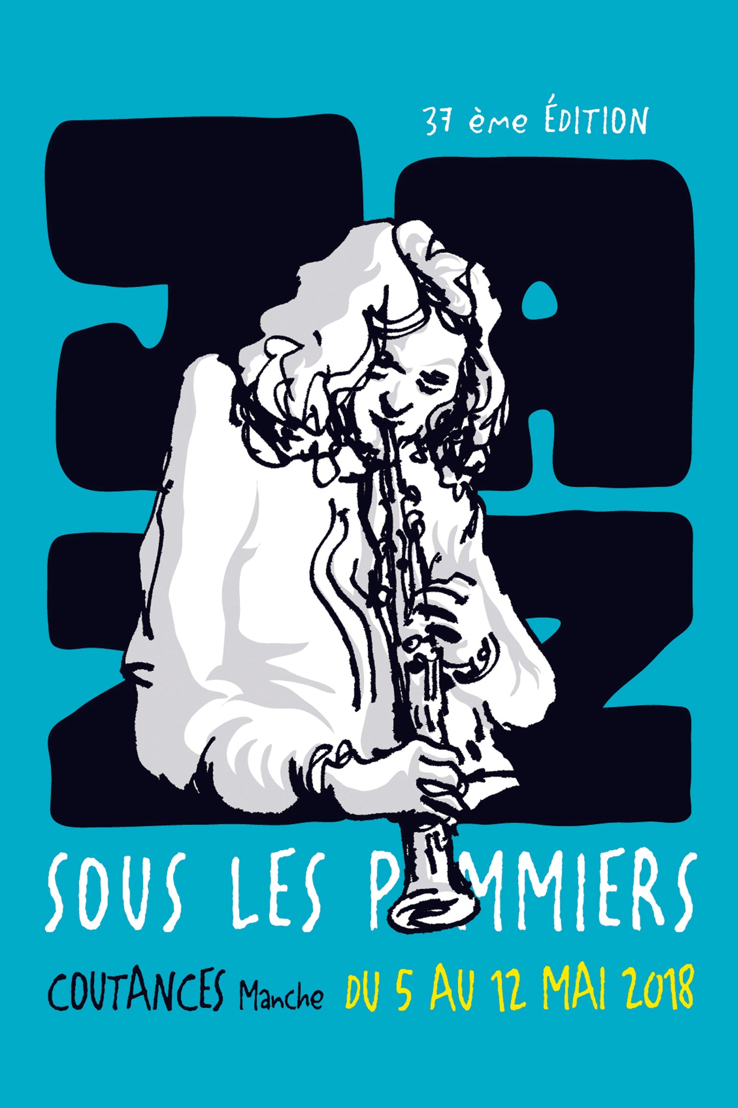Affiche du festival Jazz Sous Les Pommiers : petit format
