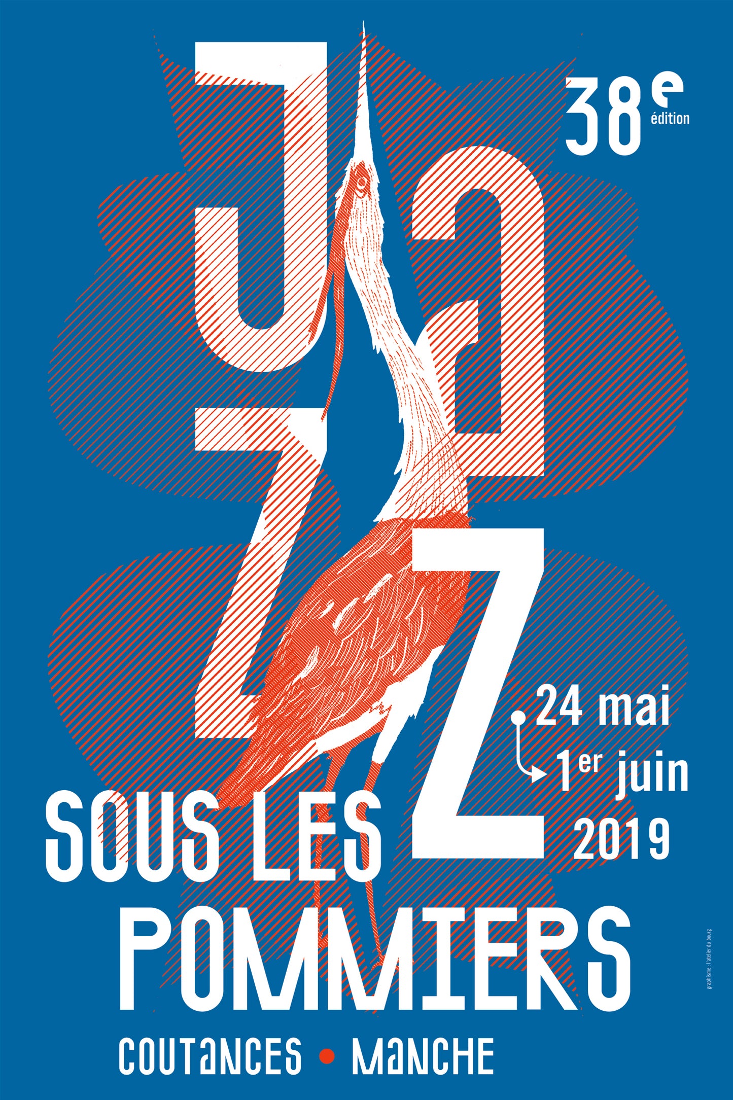 Affiche du festival Jazz Sous Les Pommiers : petit format