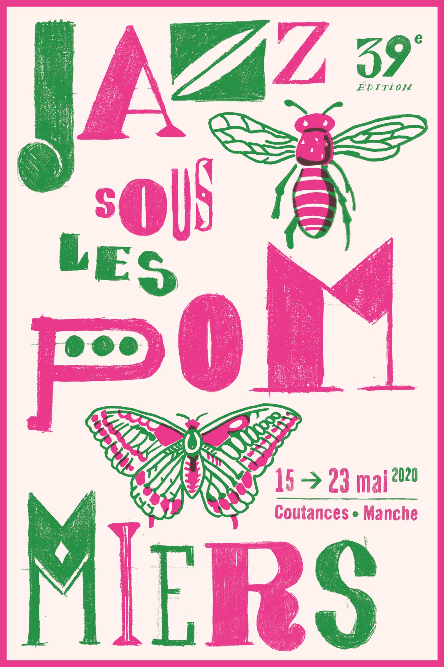 Affiche du festival Jazz Sous Les Pommiers : petit format