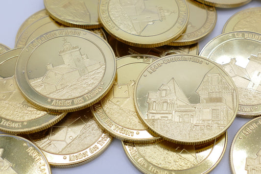 Médaille de collection : le phare de la pointe d'Agon-Coutainville