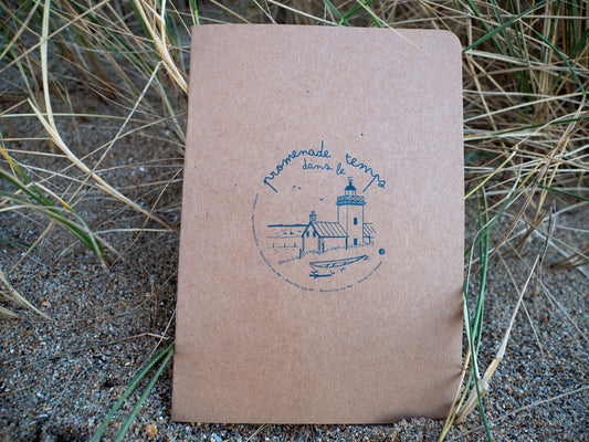 Carnet kraft : promenade dans le temps à Agon-Coutainville