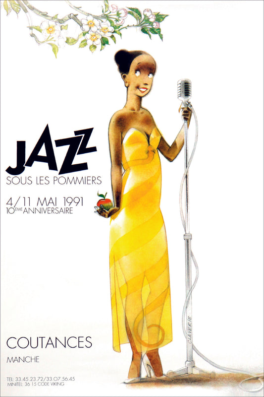 Affiche du festival Jazz Sous Les Pommiers : petit format