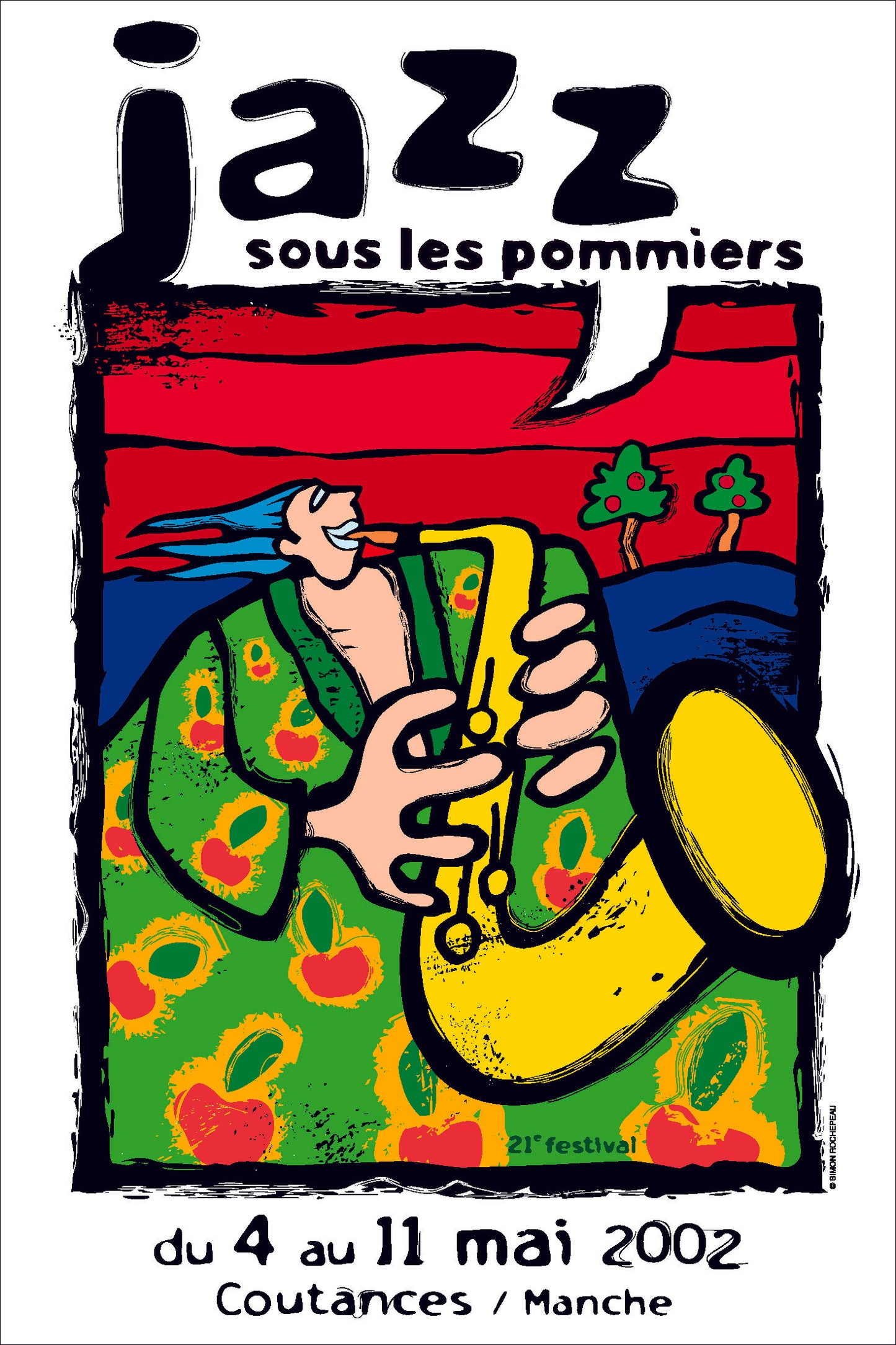 Carte postale Jazz Sous Les Pommiers