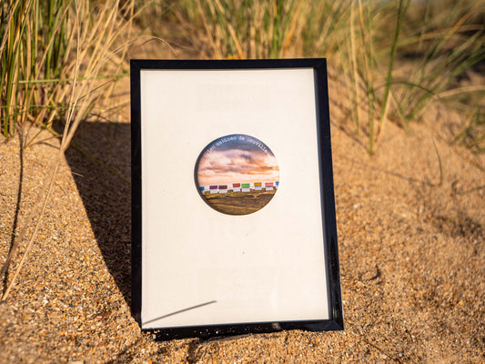 Magnet : les cabines de Gouville-sur-Mer