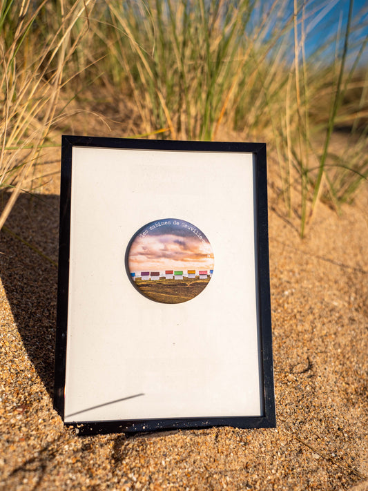 Magnet : les cabines de Gouville-sur-Mer